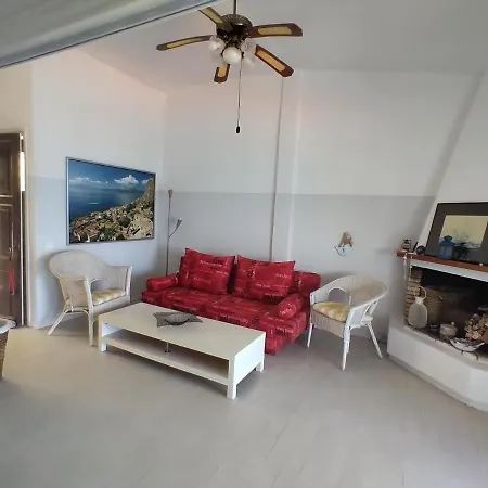 Sea Front + Olympus Sunset Cosy Holiday home Skala Fourkas